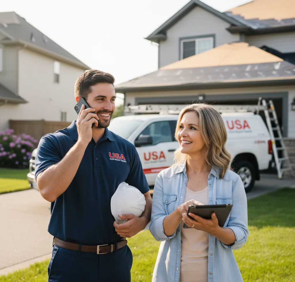 USA Roof Repair Experts customer support in Windham